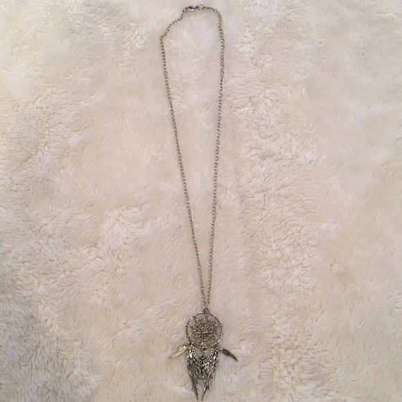 Dreamcatcher Angel Wings Necklace - Picture 4 of 4